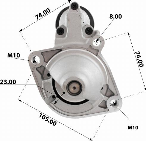 TESLA TECHNICS TT15221 PRO - Стартер vvparts.bg