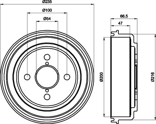 Textar 94020400 - Спирачен барабан vvparts.bg