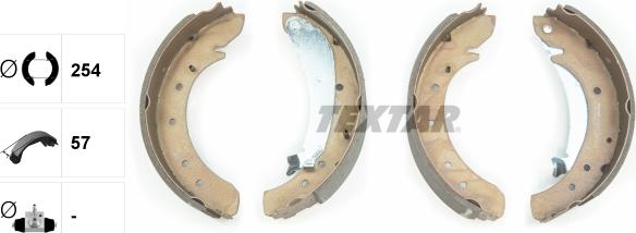 Textar 91049600 - Комплект спирачна челюст vvparts.bg