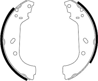 Textar 91047800 - Комплект спирачна челюст vvparts.bg