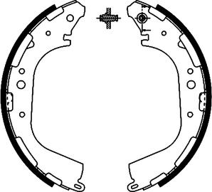 Textar 91056200 - Комплект спирачна челюст vvparts.bg