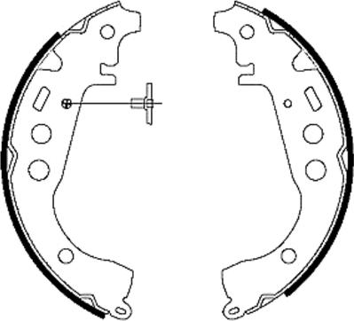 Textar 91053500 - Комплект спирачна челюст vvparts.bg