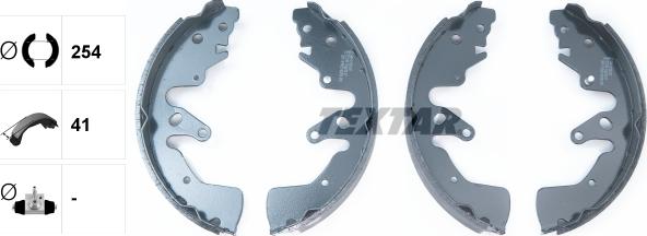 Textar 91068700 - Комплект спирачна челюст vvparts.bg