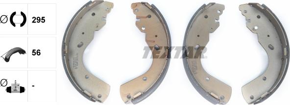 Textar 91063700 - Комплект спирачна челюст vvparts.bg