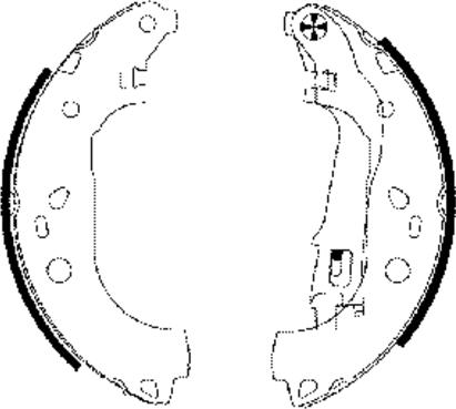 Textar 91062000 - Комплект спирачна челюст vvparts.bg