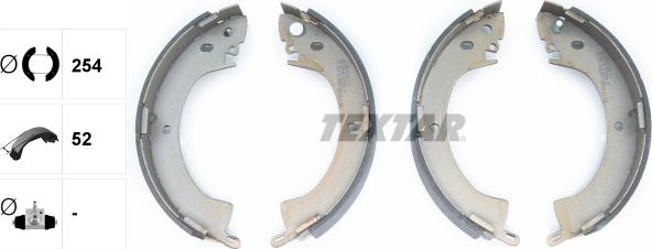 Textar 91035200 - Комплект спирачна челюст vvparts.bg