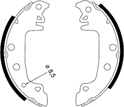 Textar 91029200 - Комплект спирачна челюст vvparts.bg