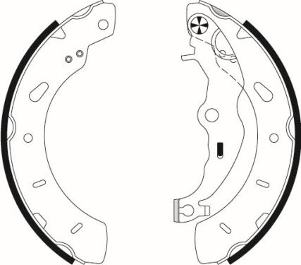 Textar 91079800 - Комплект спирачна челюст vvparts.bg