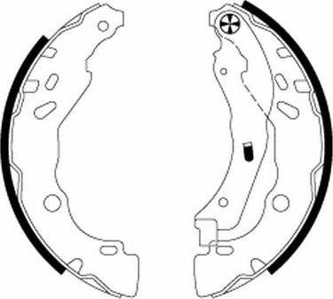 Textar 91077100 - Комплект спирачна челюст vvparts.bg