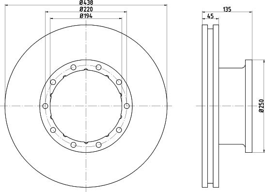 Textar 93117800 - Спирачен диск vvparts.bg