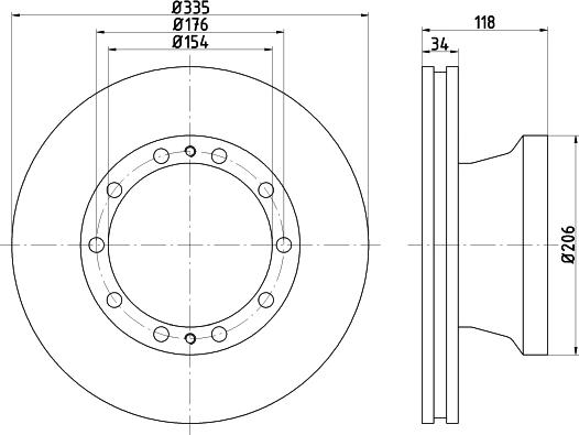 Textar 93138100 - Спирачен диск vvparts.bg