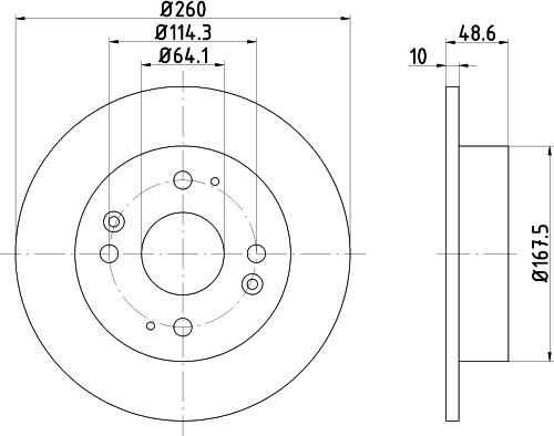 Textar 92081703 - Спирачен диск vvparts.bg