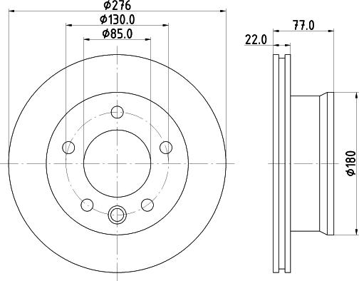 Textar 92105400 - Спирачен диск vvparts.bg