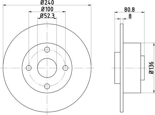 Textar 92119300 - Спирачен диск vvparts.bg