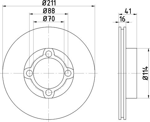 Textar 92117900 - Спирачен диск vvparts.bg