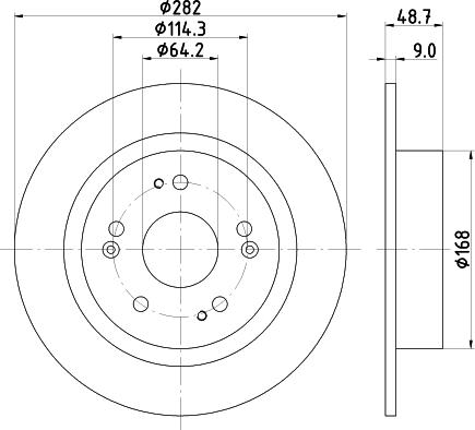 Textar 92298203 - Спирачен диск vvparts.bg