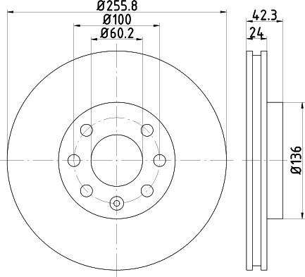 Textar 92264603 - Спирачен диск vvparts.bg