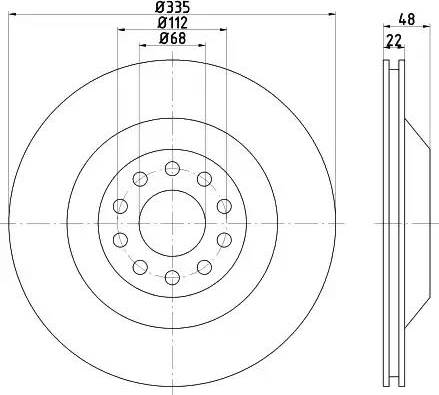 Textar 92206310 - Спирачен диск vvparts.bg