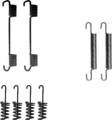 Textar 97012400 - Комплект принадлежности, челюсти за ръчна спирачка vvparts.bg