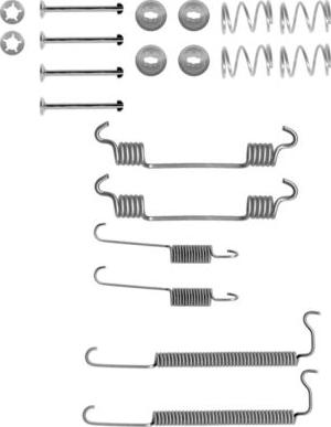 Textar 97033700 - Комплект принадлежности, спирани челюсти vvparts.bg