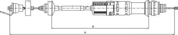 Textar 58003900 - Въжен механизъм, задействане на съединителя vvparts.bg