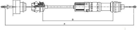 Textar 58011300 - Въжен механизъм, задействане на съединителя vvparts.bg