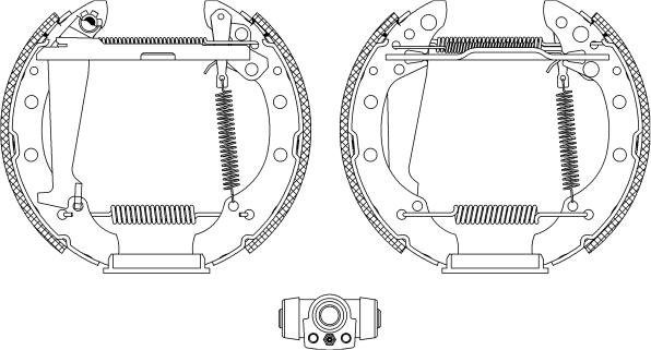 Textar 84044702 - Комплект спирачна челюст vvparts.bg