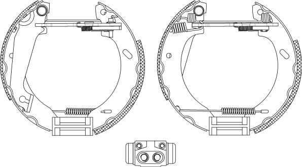 Textar 84043800 - Комплект спирачна челюст vvparts.bg