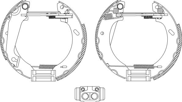 Textar 84043801 - Комплект спирачна челюст vvparts.bg