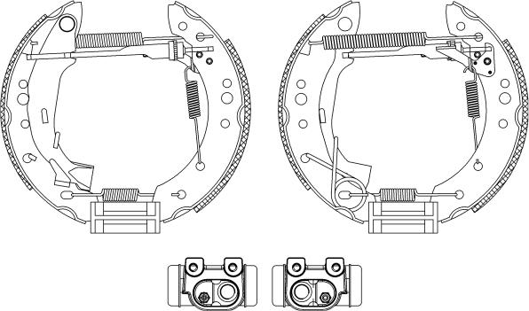 Textar 84059800 - Комплект спирачна челюст vvparts.bg