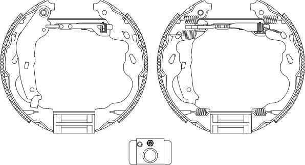 Textar 84064502 - Комплект спирачна челюст vvparts.bg