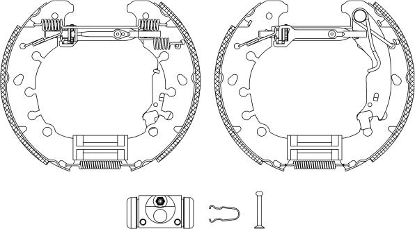 Textar 84065301 - Комплект спирачна челюст vvparts.bg