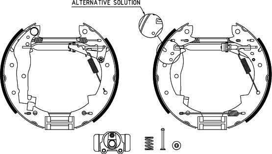 Textar 84030403 - Комплект спирачна челюст vvparts.bg