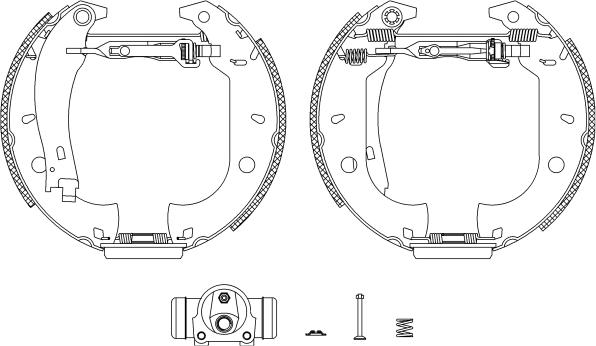 Textar 84037003 - Комплект спирачна челюст vvparts.bg