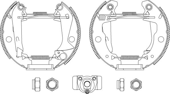 Textar 84029400 - Комплект спирачна челюст vvparts.bg