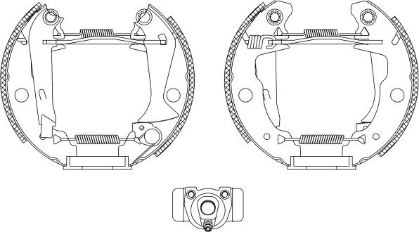 Textar 84029402 - Комплект спирачна челюст vvparts.bg