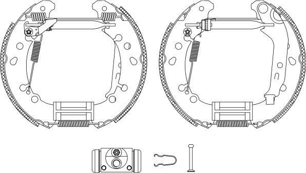 Textar 84075000 - Комплект спирачна челюст vvparts.bg