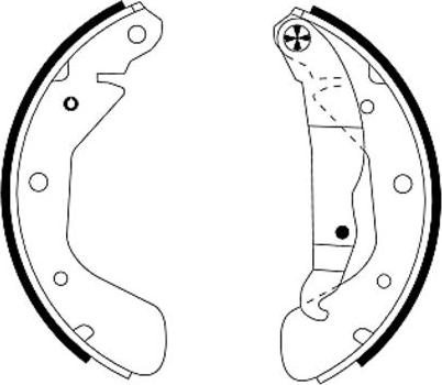 Textar 83044803 - Комплект спирачна челюст vvparts.bg