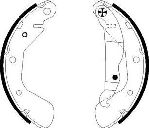 Textar 83058200 - Комплект спирачна челюст vvparts.bg