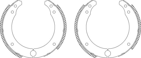 Textar 83003700 - Комплект спирачна челюст vvparts.bg