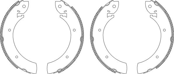 Textar 83015702 - Комплект спирачна челюст vvparts.bg