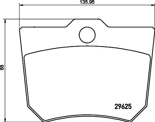 Textar 2962501 - Комплект спирачно феродо, дискови спирачки vvparts.bg