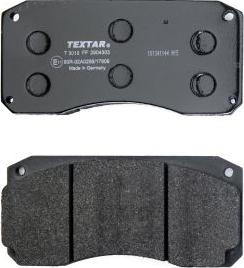 Textar 2904303 - Комплект спирачно феродо, дискови спирачки vvparts.bg