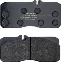 Textar 2905503 - Комплект спирачно феродо, дискови спирачки vvparts.bg