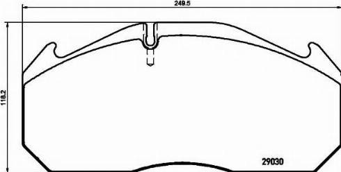 Woking 406322 - Комплект спирачно феродо, дискови спирачки vvparts.bg