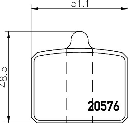 Textar 2057601 - Комплект спирачно феродо, дискови спирачки vvparts.bg