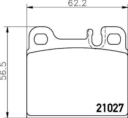 Textar 2102702 - Комплект спирачно феродо, дискови спирачки vvparts.bg