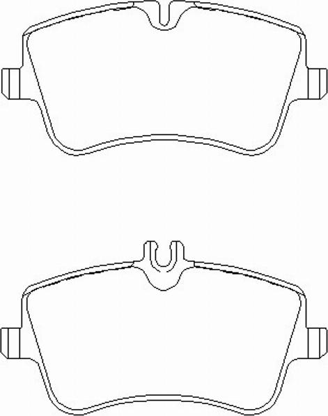 Textar 2314492 - Комплект спирачно феродо, дискови спирачки vvparts.bg