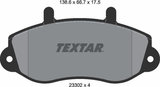Textar 89015100 - Спирачен комплект, дискови спирачки vvparts.bg