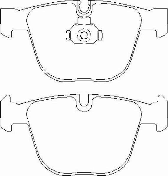 Textar 2373091 - Комплект спирачно феродо, дискови спирачки vvparts.bg